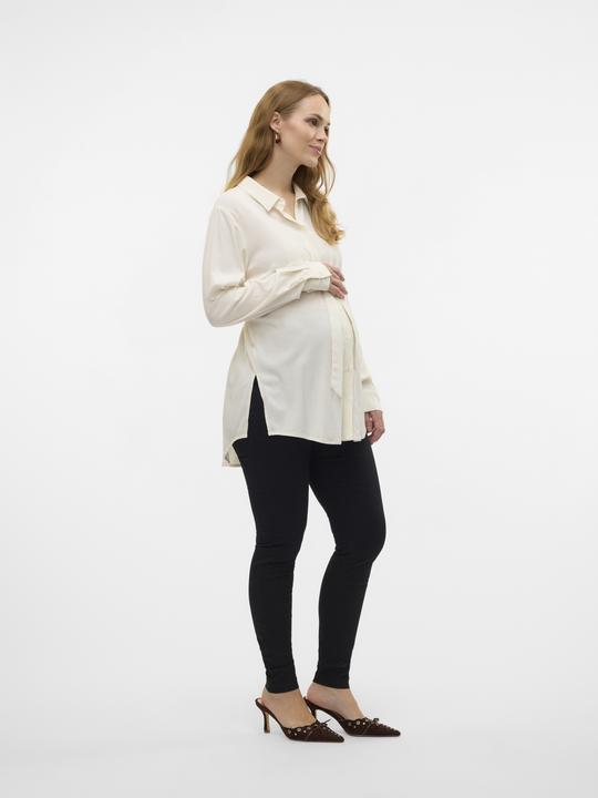 Actual product image Mamalicious Normal geschnitten Hemdkragen Ärmelbündchen mit Knopf Schmale Ärmel Hemd Hemd (L)