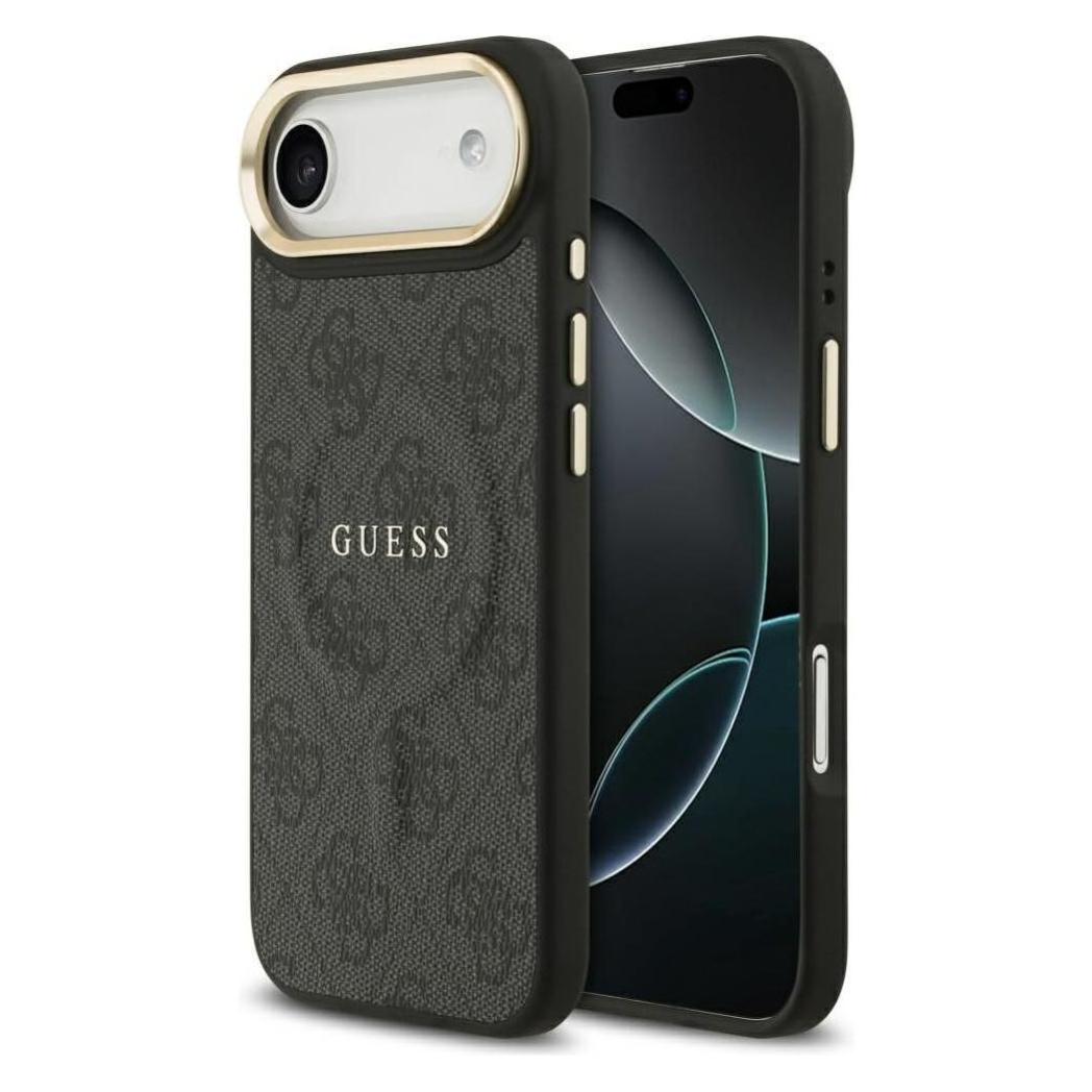 Guess - Hardcase 4G Classic MagSafe (GUHMP17MP4MSEGCK) - IPhone 17 Air - Black (Apple IPhone 17), Smartphone Hülle, Schwarz