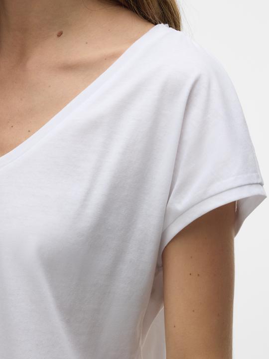 Produktbild Vero Moda Vmluna Ss V-Neck Tee Jrs Noos (XL)