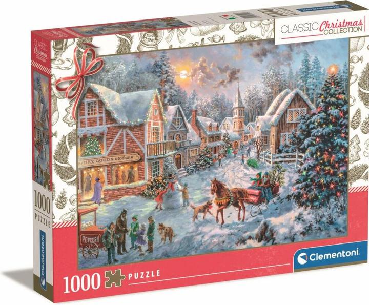 Actual product image Clementoni Puzzle 1000 classic Christmas collection (1000 pieces)
