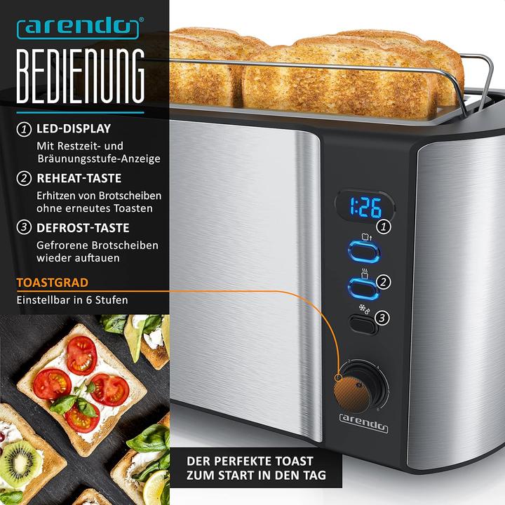 Actual product image Arendo Frühstücksset: Wasserkocher mit Toaster (1.50 l)