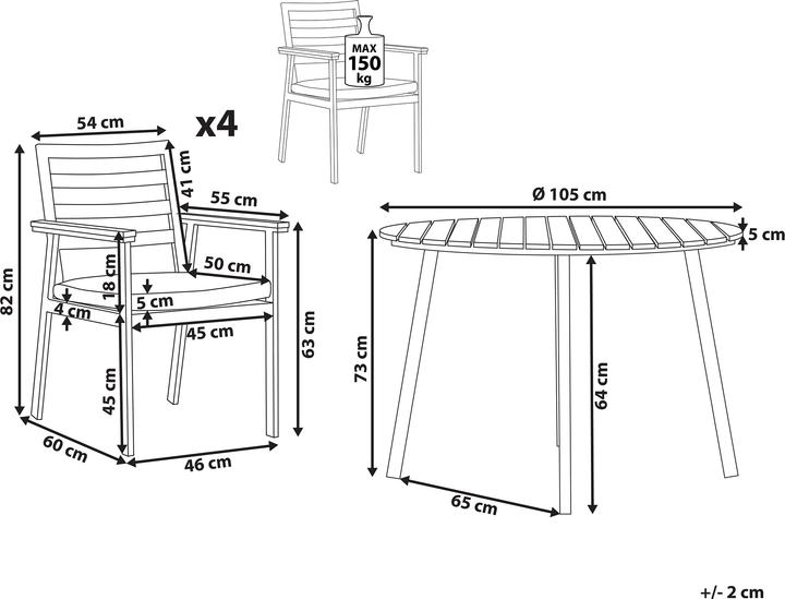 Produktbild Beliani Cavoli