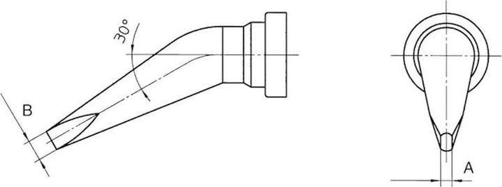 Productafbeelding Weller Erem Soldeerstift, LT BX 2,4mm (Reserveonderdeel)