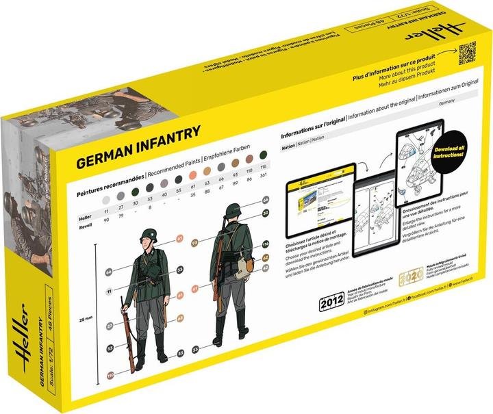 Actual product image Heller German Infantry