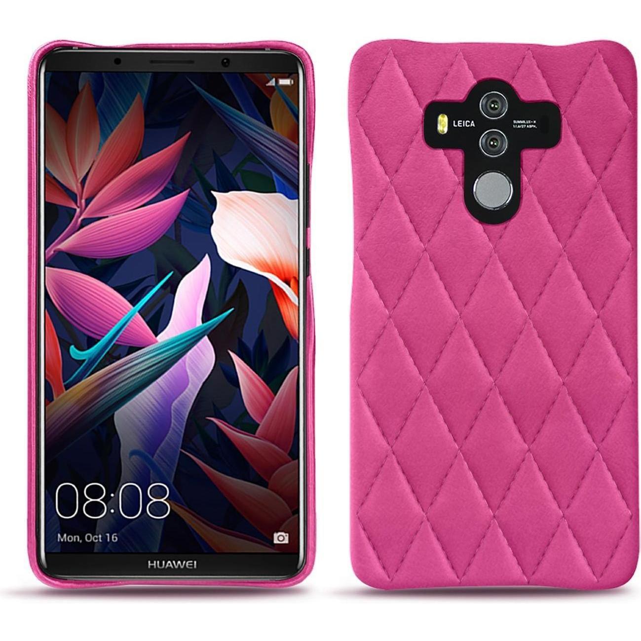 Noreve Lederschutzhülle (Huawei Mate 10 Pro), Smartphone Hülle, Rosa
