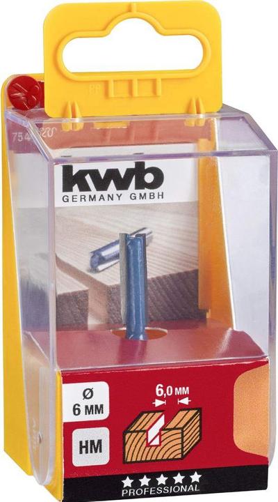 Produktbild kwb Hm Nutfräser 6 Mm