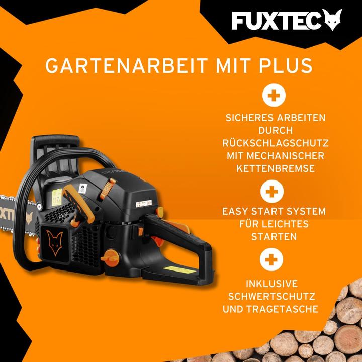 Actual product image Fuxtec Chainsaw FX-KS255 - Black Edition (FX-KS255) (Petrol chain saw)