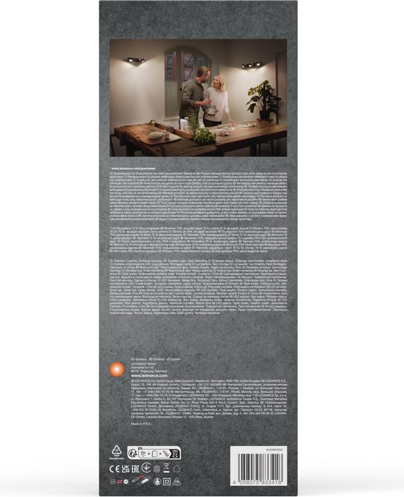 Produktbild Ledvance DECOR SPOT PLUTO BLACK 2 Spot (615 lm)