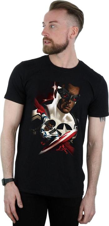 Produktbild Captain America Sam Wilson Portrait TShirt (L)