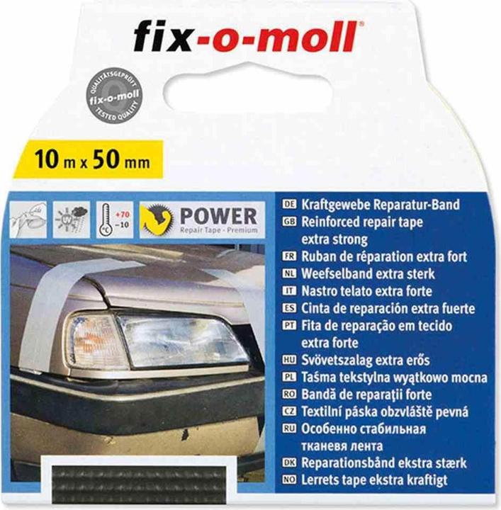 Produktbild Fix-o-moll Power-Band schwarz, 10 m 50 mm Premium (50 mm)