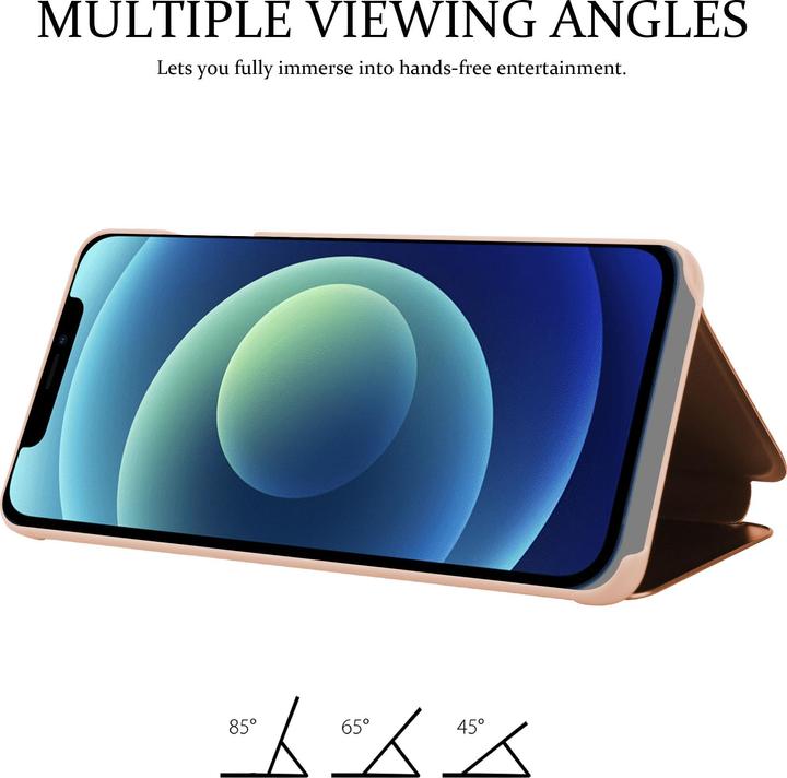 Image du produit Cadorabo Book Smart View Couverture miroir (Apple iPhone 12, Realme 12 Pro+)