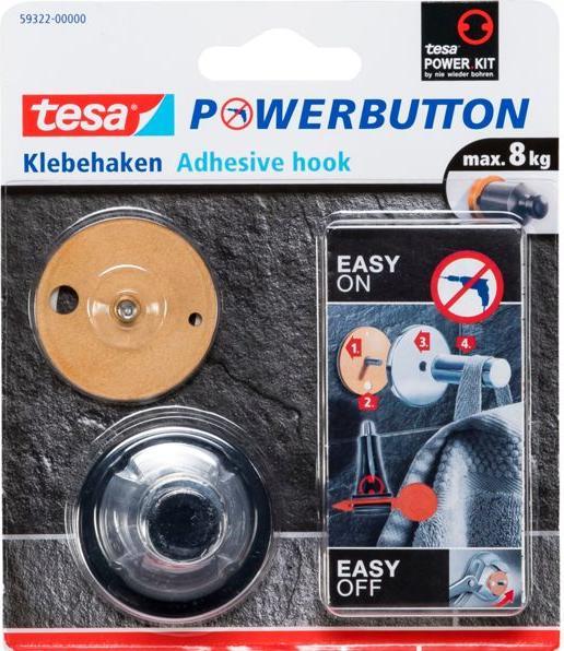 Produktbild tesa Powerbutton Haken Universal