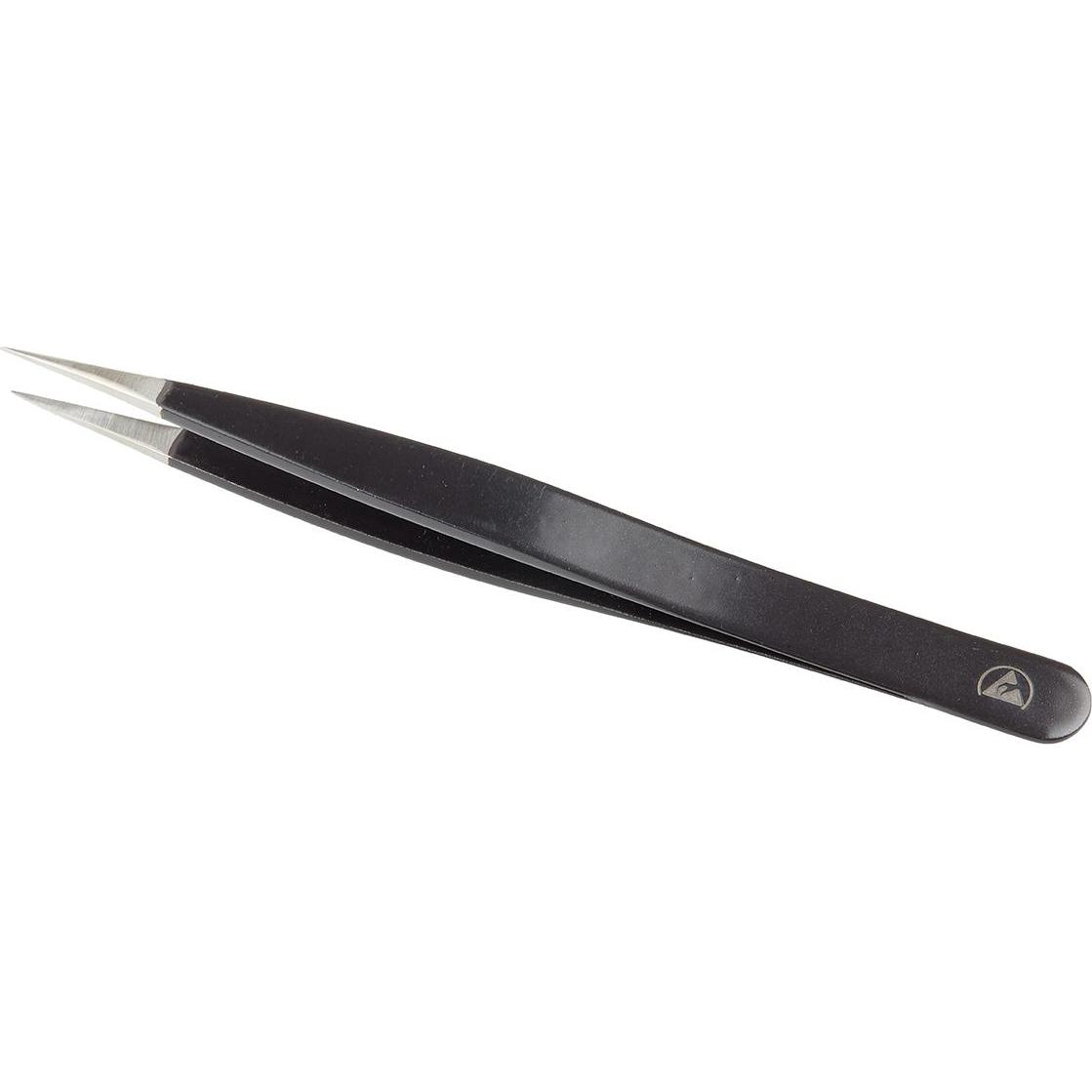 Thumbnail - Rs Pro, Pinzette, ESD epoxy coated tweezers straight 120mm