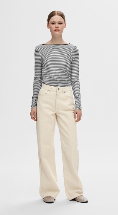 Produktbild Selected Femme Gestreiftes rückenfreies Oberteil (L)