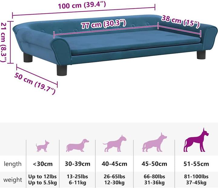 Actual product image vidaXL Hundebett (Dog)