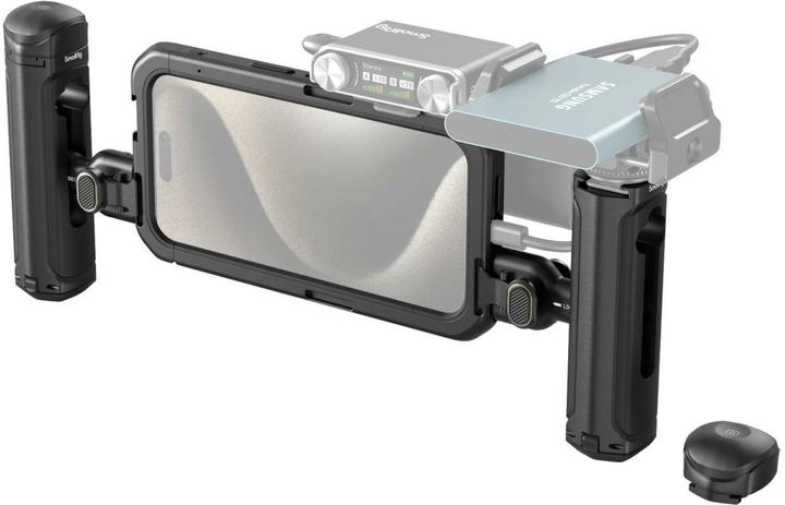 Produktbild SmallRig Mobile Video Kit (Dual Handheld) für iPhone 15 Pro (Cage)
