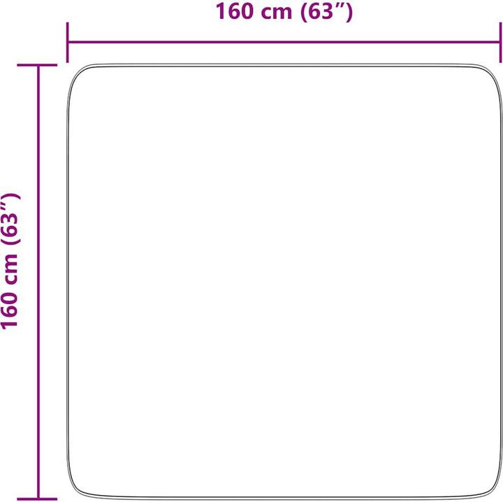 Produktbild vidaXL Shaggy-Teppich