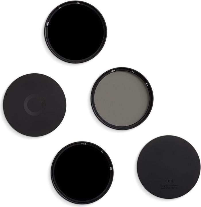 Produktbild Urth 72mm ND8, ND64, ND1000 Lens Filter Kit (Plus+) (72 mm, ND- / Graufilter, 72 mm)