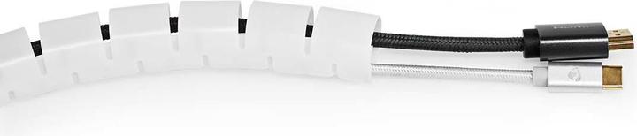 Produktbild Nedis Kabelmanagement Hülse 2.00 m 1 Stück max. Kabeldicke: 28 mm PE Weiss (200 cm)
