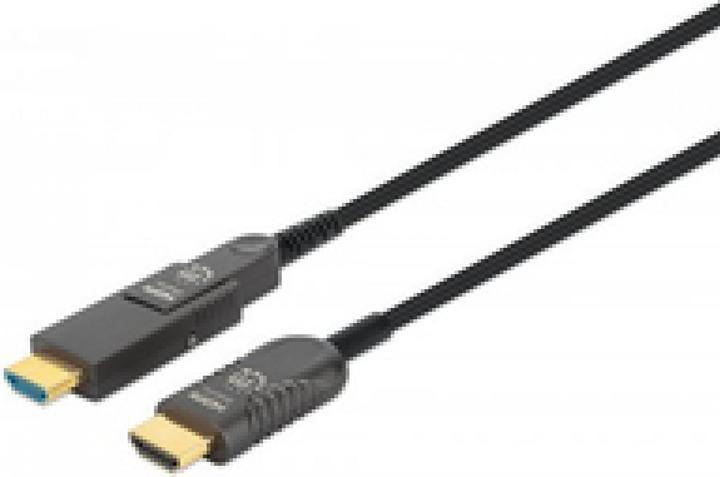 Produktbild Manhattan Aktives optisches High Speed HDMI-Glasfaserkabel mit abnehmbarem Stecker (50 m, HDMI)