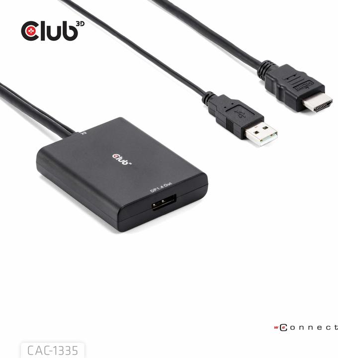 Produktbild Club 3D HDMI + Micro USB zu (DP, 0.72 cm)