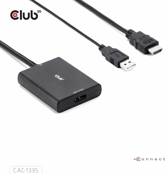 Image du produit Club 3D HDMI + Micro USB zu (DP, 0.72 cm)