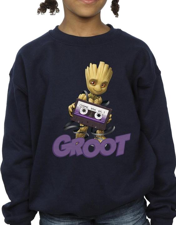 Produktbild Guardians of the Galaxy Groot Casette Sweatshirt Mädchen (104)