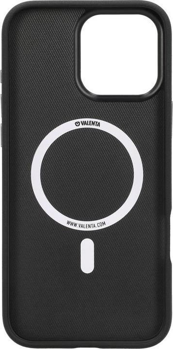 Produktbild Valenta Back Cover Magsafe Style iPhone 16 Pro Max Schwarz (Apple iPhone 16 Pro Max)