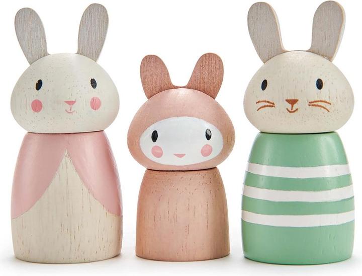 Produktbild Tender Leaf Toys Puppenhaus Hasenfamilie