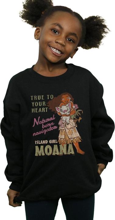 Produktbild Disney Moana Natural Born Navigator Sweatshirt Mädchen (128)