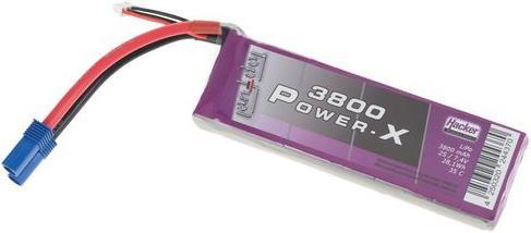 Actual product image Hacker TopFuel LiPo Battery 7.4V 3800mAh 35C (7.40 V, 3800 mAh)