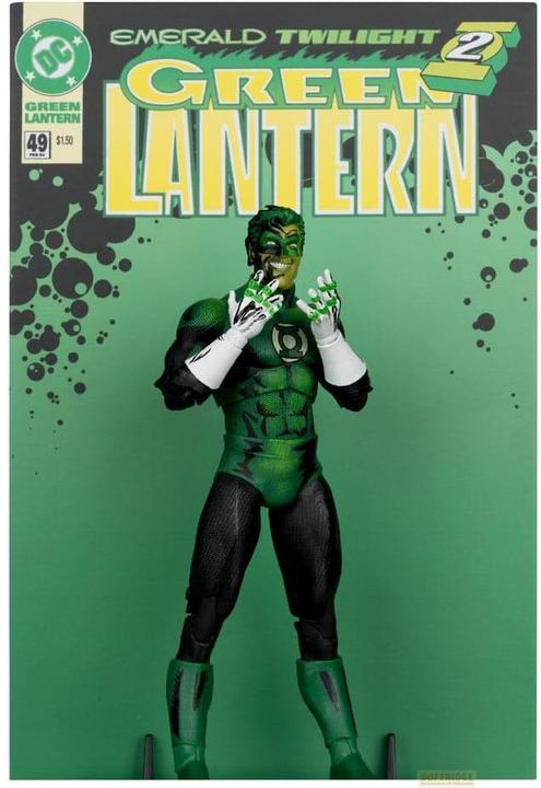 Actual product image McFarlane DC Multiverse Cover Recreations figurine Green Lantern (Emerald Twilight) (Gold Label) 18