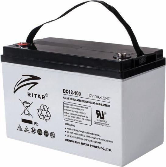 Ritar AGM Zyklenbatterie RA12-100D (12 V, 100 Ah)