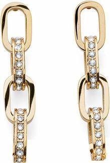 Image du produit Crystalp Boucles d'oreilles tendance plaquées or avec cristaux Touch Link 40524.EG