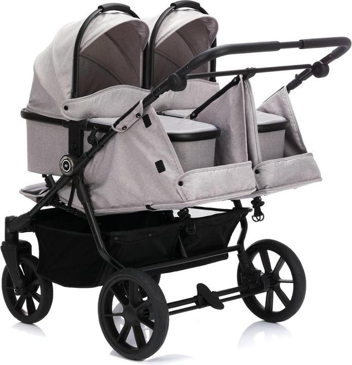 Produktbild Fillikid Babywanne S300 - für Zwillingsbuggy S-131 - Duette - grau