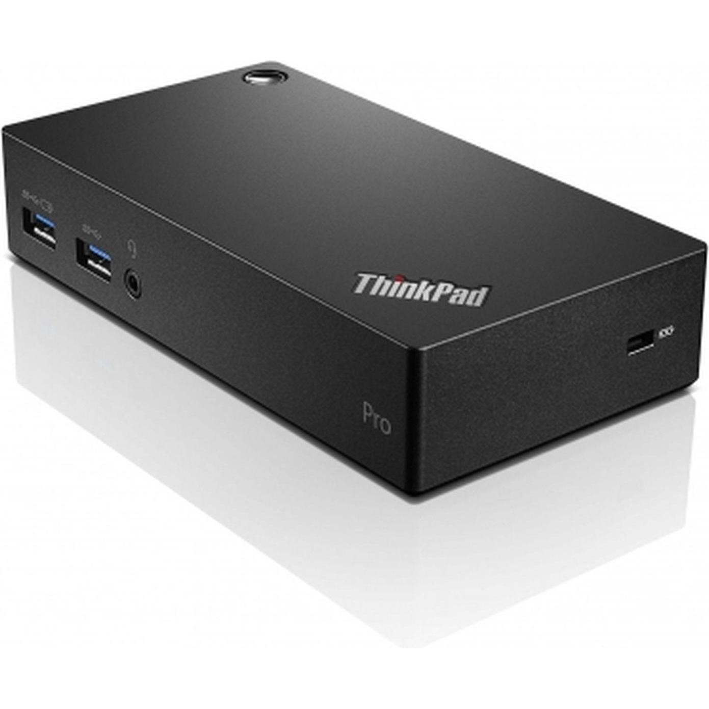 Lenovo ThinkPad Pro (USB-A, USB-B, 9 Ports), Dockingstation + USB Hub, Schwarz