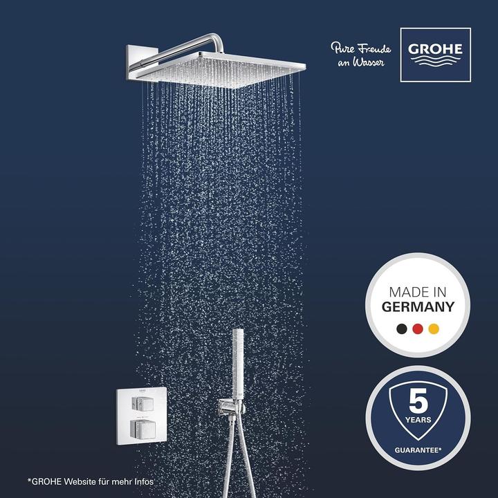 Immagine prodotto Grohe Sistema doccia a incasso Precision Cube con Vitalio Rain Mono 310 Cube (1 tipo di getto) e Vitalio