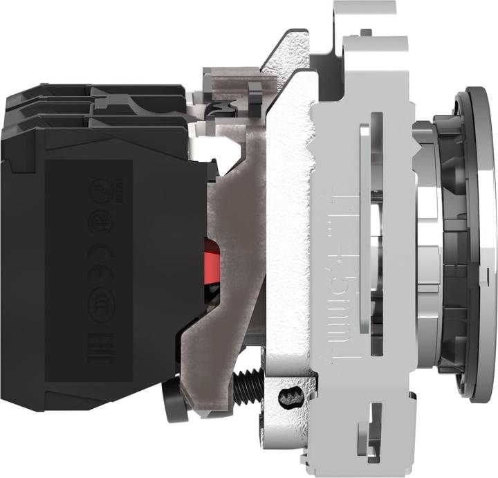 Actual product image Schneider Electric Illuminated pushbutton Harmony XB4F, 30mm, XB4FW34B5