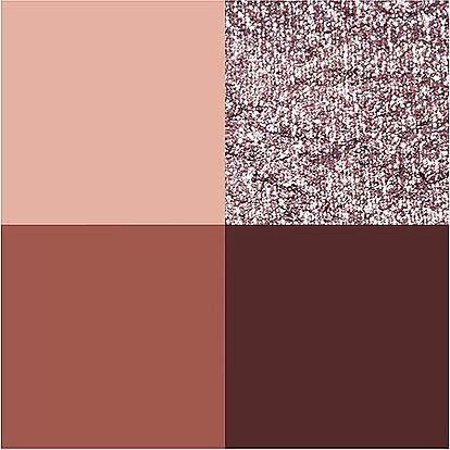 Actual product image Estée Lauder Estee Lauder - Pure Color Luxe Eyeshadow Quad - Power Brunch 4 gr (Power Brunch, Tan)