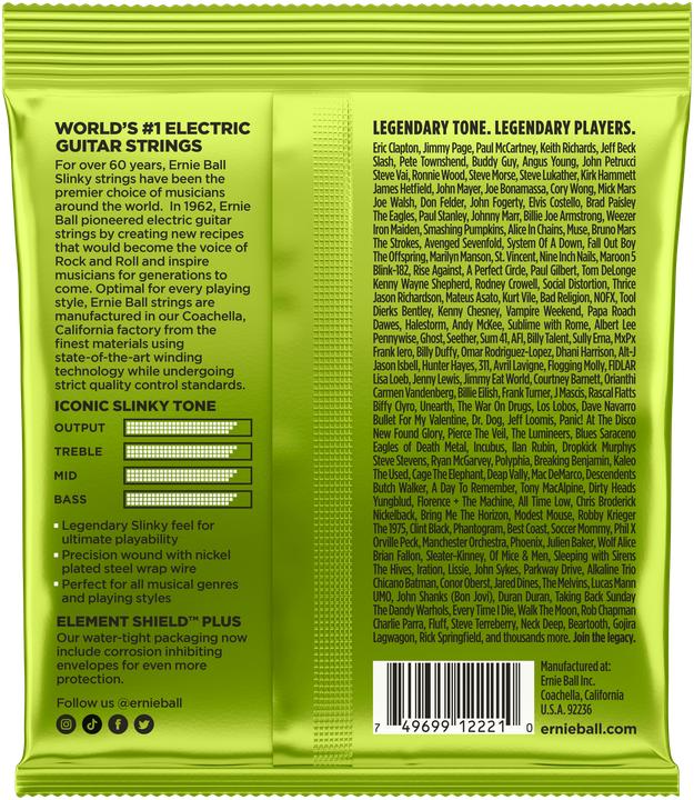 Actual product image Ernie Ball Regular Slinky 10-46 (6 x, Electric guitar, 0.05")