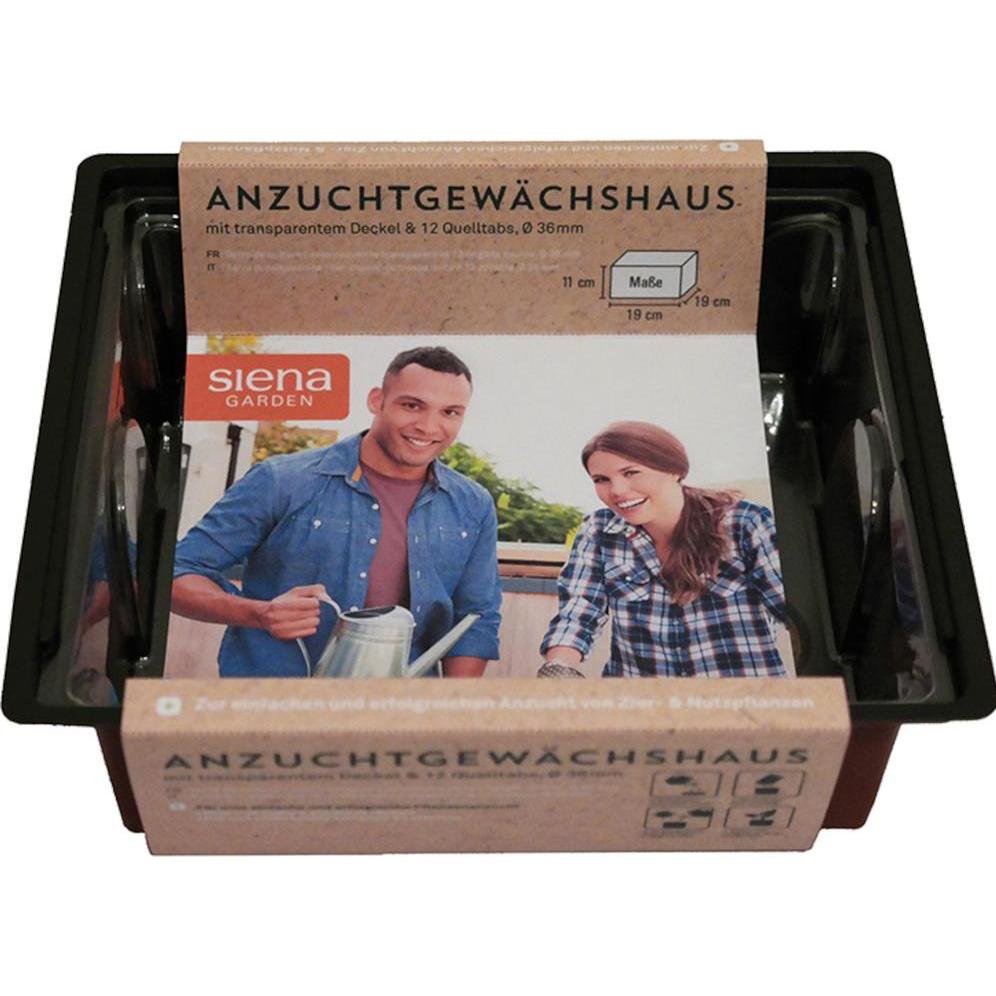Siena Garden, Anzuchttöpfe + Anzuchtschalen, Anzucht-Gewächshaus