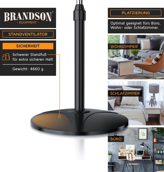 Produktbild Brandson Standventilator (45 dB)