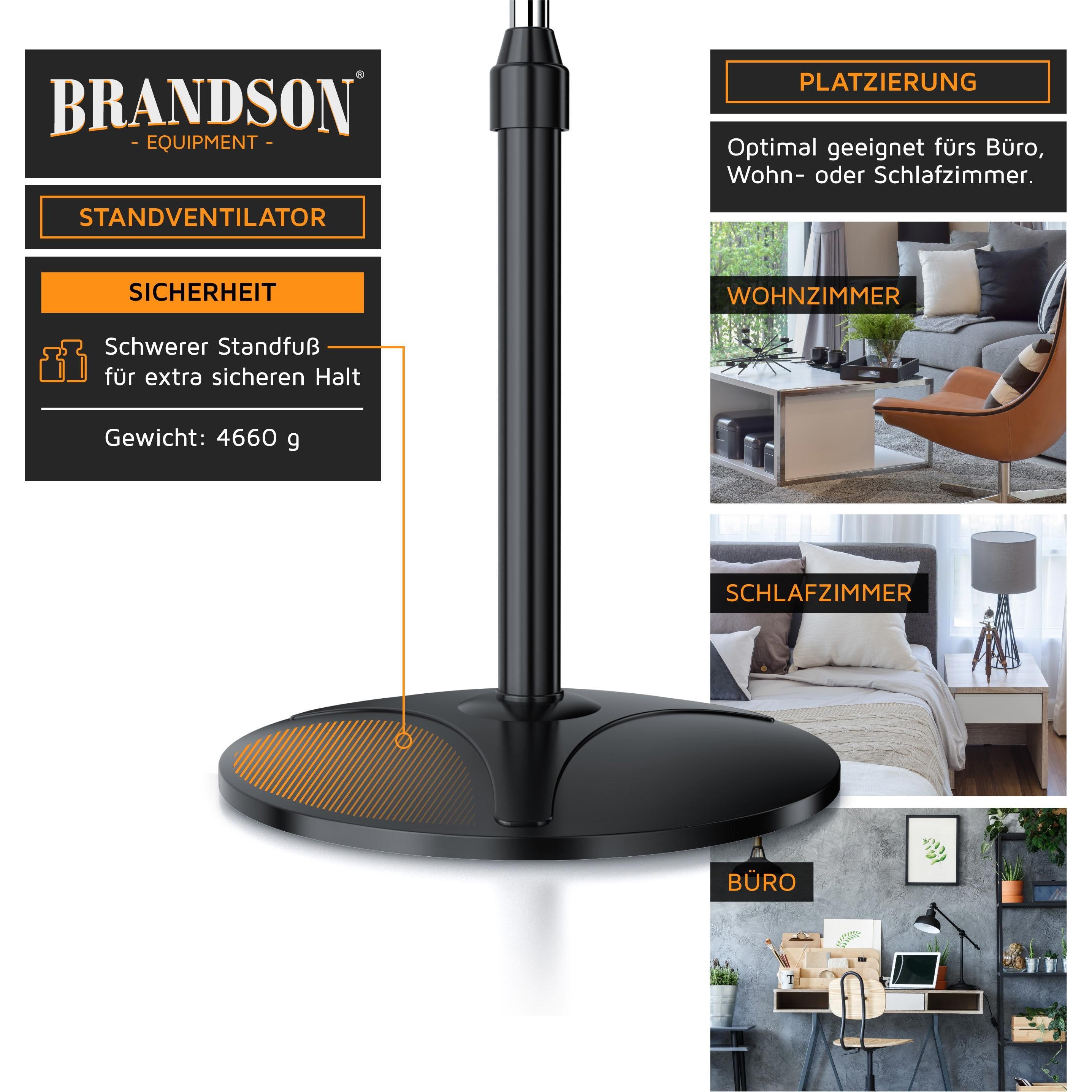 Thumbnail - Brandson Standventilator, Ventilator, Schwarz