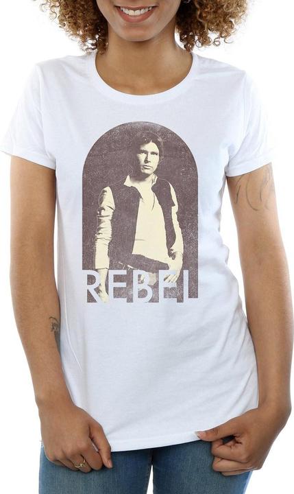 Immagine prodotto Star Wars Han Solo Rebel Maglietta Donna (XXL)