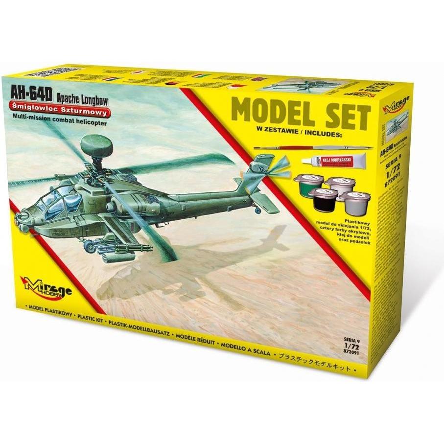 Mirage AH-64D Apache Lon Gbow-Modell-Set