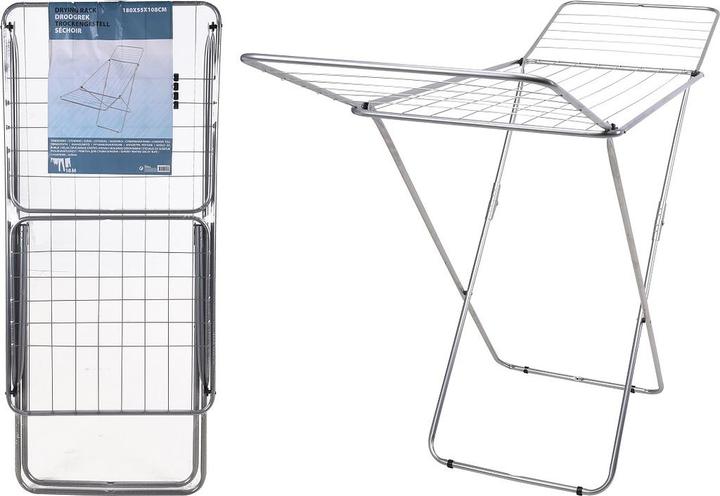 Actual product image Fs-Star Metal clothes horse, foldable (18 m)