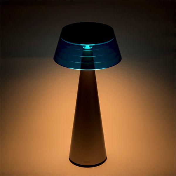 Thumbnail - Century, Tischlampe, Lampenabdeckung für OPERA blau IP44