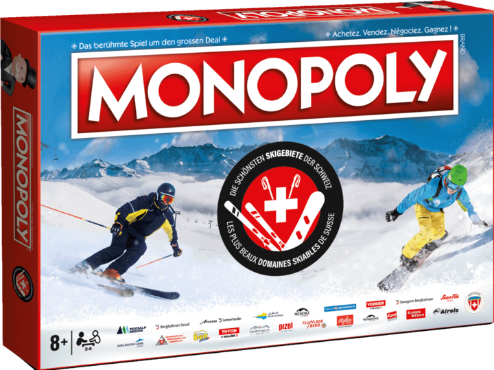 Immagine prodotto Hasbro Monopoli Le più belle stazioni sciistiche della Svizzera (Tedesco, Francese)