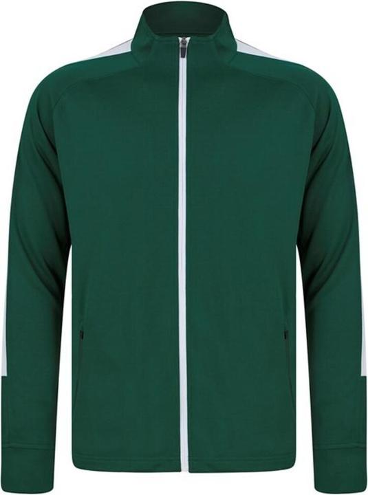 White, bottle-green