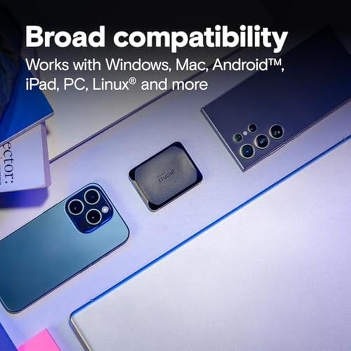 Actual product image Crucial X10 Portable SSD (4 TB)